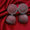 Oxidised maroon jhumka