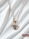 Crown diamond pendant