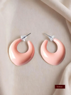 Trendy light orange ear hoop