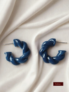 Western blue ear hoop