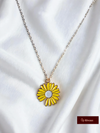 Yellow daisy pendant