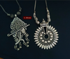 Oxidised divine Krishna necklace || combo set