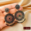 Ethnic black earring