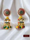 Multicoloured rajesthani jhumka