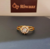 Round cut diamond ring