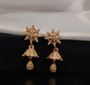 Floral AD diamond earring