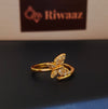 Beautiful butterfly diamond ring