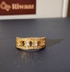 Gold fashion diamond ring