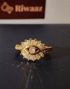 Evileye diamond ring